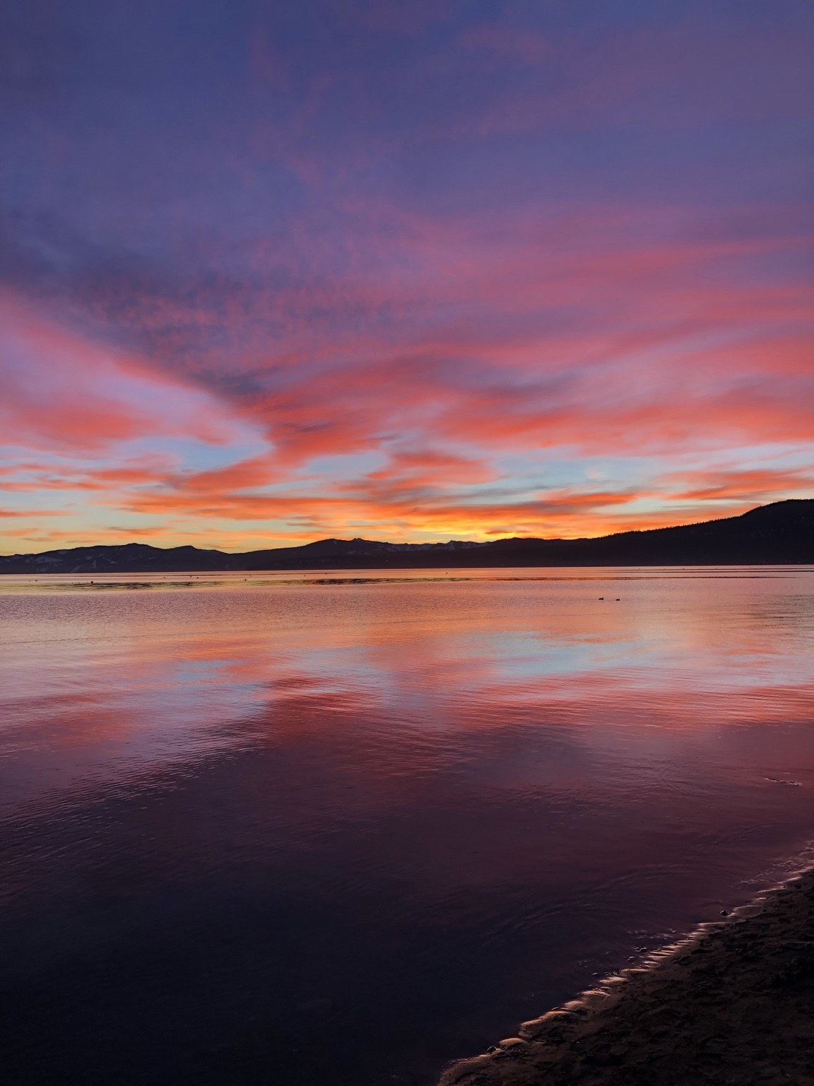 Lake Tahoe sunset